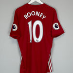 2016/17 MANCHESTER UNITED ROONEY #10 HOME SHIRT (L) ADIDAS