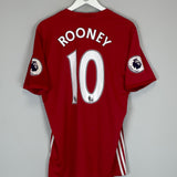 2016/17 MANCHESTER UNITED ROONEY #10 HOME SHIRT (L) ADIDAS