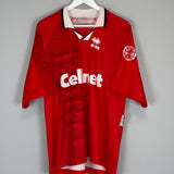 1996/97 MIDDLESBROUGH JUNINHO #10 HOME SHIRT (L) ERREA