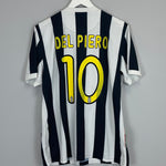 2009/10 JUVENTUS DEL PIERO #10 HOME SHIRT (L) NIKE