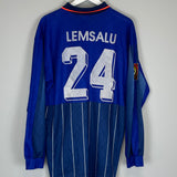 1996/97 FC MAINZ LEMSALU #24 L/S *PLAYER ISSUE* AWAY SHIRT (XXL) LOTTO