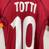 2001/02 ROMA TOTTI #10 HOME SHIRT (S) KAPPA