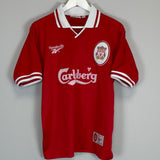 1996/98 LIVERPOOL FOWLER #9 HOME SHIRT (S) REEBOK