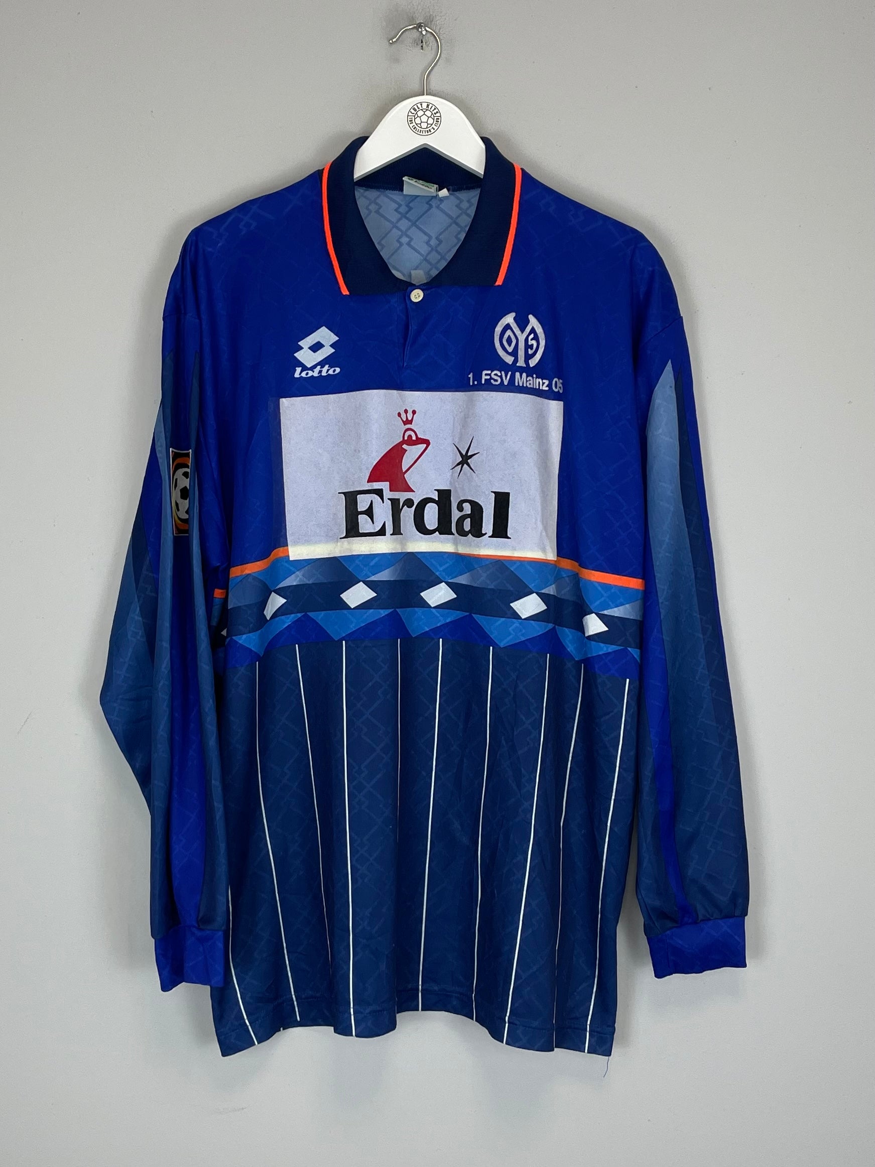 1996/97 FC MAINZ LEMSALU #24 L/S AWAY SHIRT (XXL) LOTTO