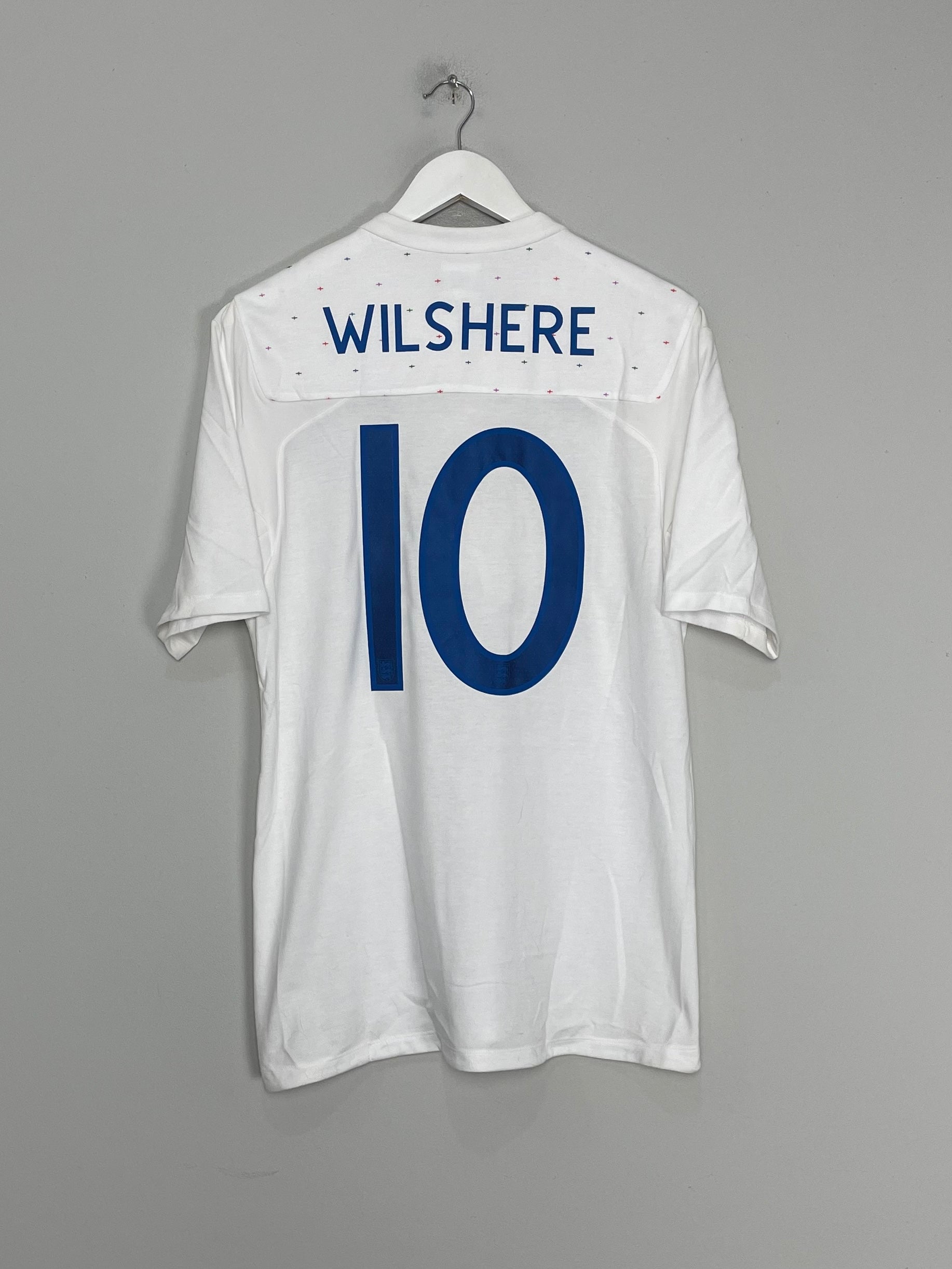 2010/11 ENGLAND WILSHERE #10 HOME SHIRT (M) UMBRO