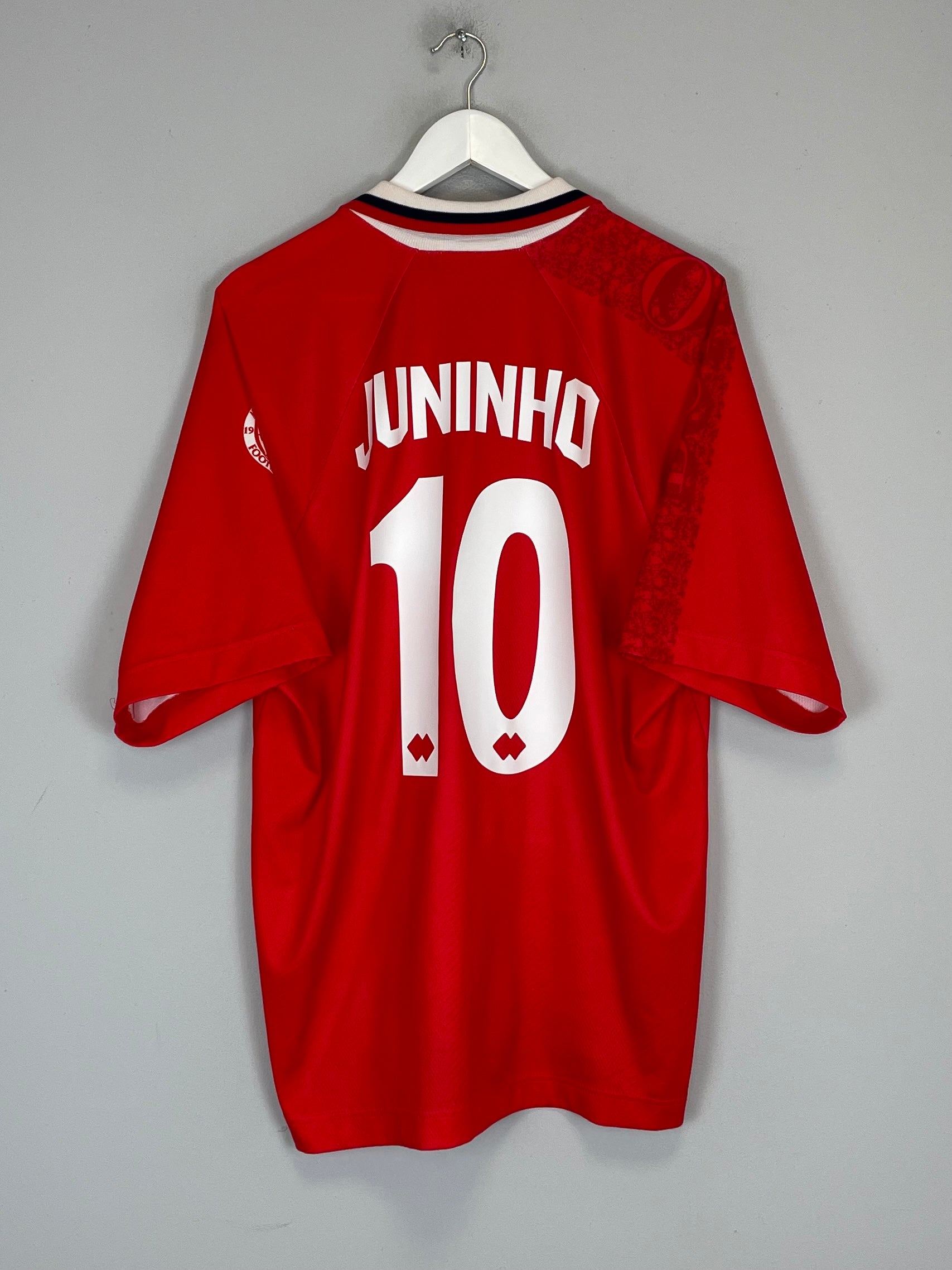 1996/97 MIDDLESBROUGH JUNINHO #10 HOME SHIRT (L) ERREA