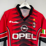 1996/97 AC MILAN DESAILLY #8 TRAINING SHIRT (M) LOTTO