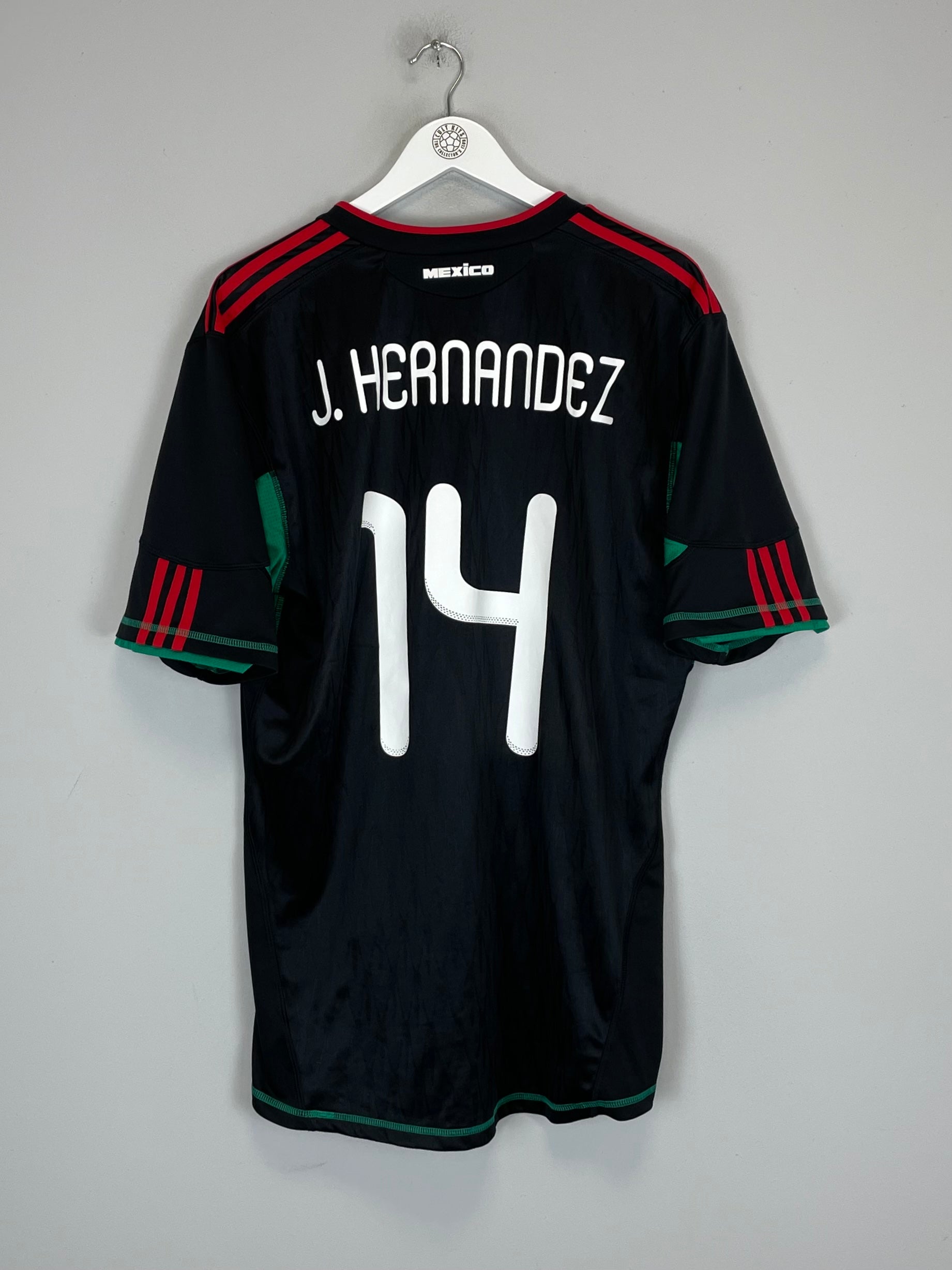 2010/11 MEXICO CHICHARITO #14 AWAY SHIRT (XL) ADIDAS