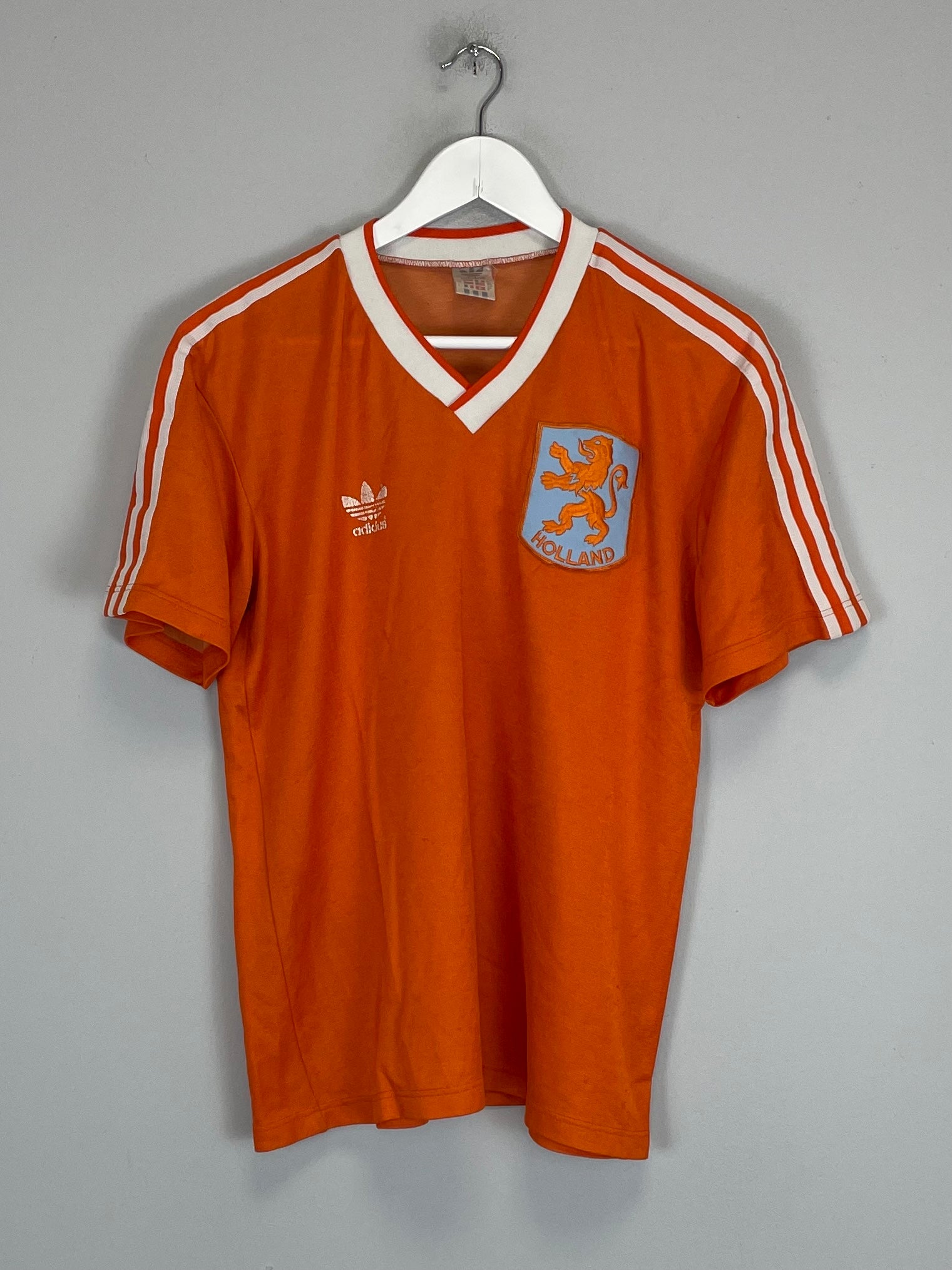 1985/89 NETHERLANDS HOME SHIRT (M) ADIDAS