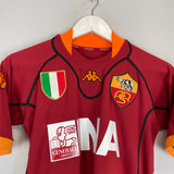 2001/02 ROMA TOTTI #10 HOME SHIRT (S) KAPPA