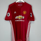 2016/17 MANCHESTER UNITED ROONEY #10 HOME SHIRT (L) ADIDAS