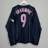 2004/05 JUVENTUS IBRAHIMOVIC #9 L/S AWAY SHIRT (L) NIKE