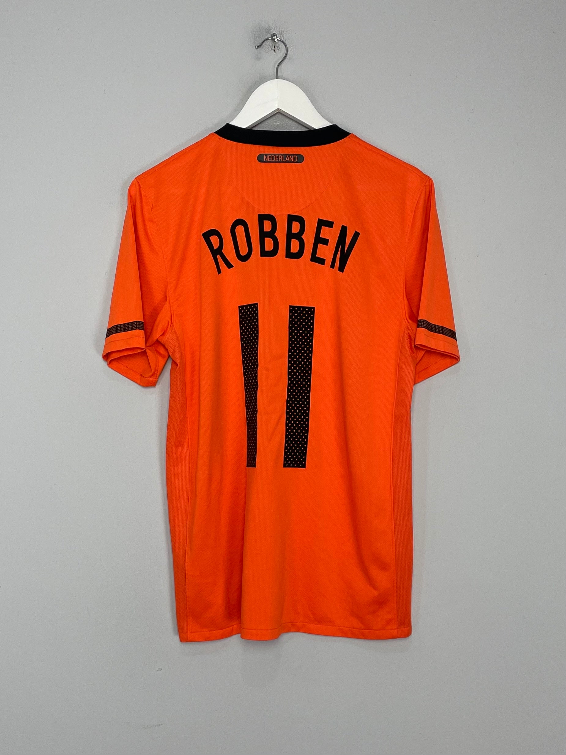 2010/11 NETHERLANDS ROBBEN #11 HOME SHIRT (M) NIKE