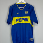 2002/04 BOCA JUNIORS HOME SHIRT (M) NIKE