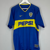 2002/04 BOCA JUNIORS HOME SHIRT (M) NIKE