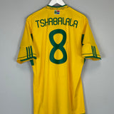 2010 SOUTH AFRICA TSHABALALA #8 HOME SHIRT (L) ADIDAS