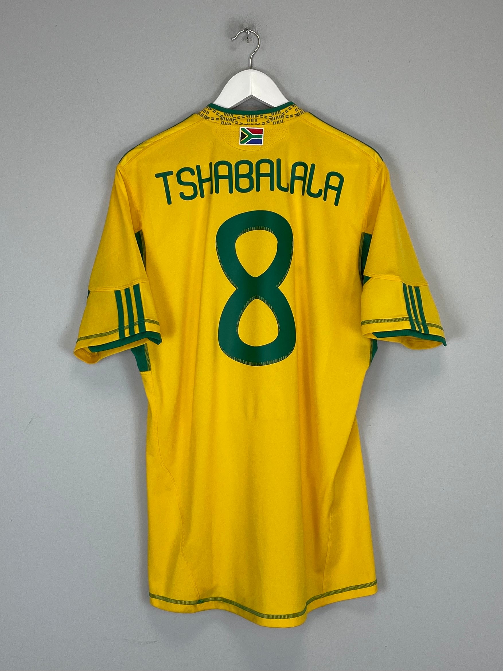 2010 SOUTH AFRICA TSHABALALA #8 HOME SHIRT (L) ADIDAS