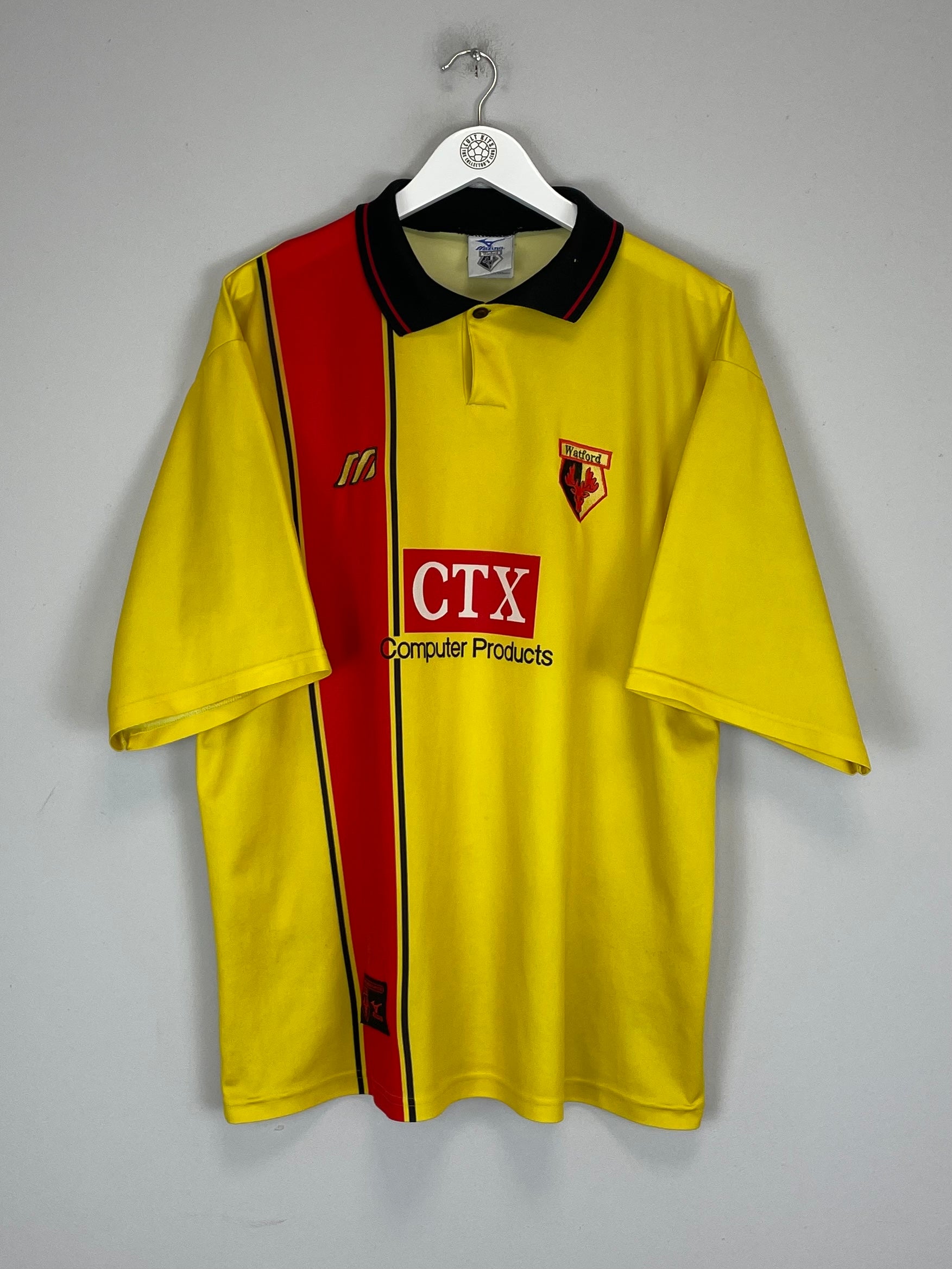 1997/98 WATFORD HOME SHIRT (XXL) MIZUNO