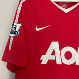 2010/11 MANCHESTER UNITED CHICHARITO #14 HOME SHIRT (L) NIKE