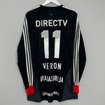 2012/13 ESTUDIANTES VERON #11 L/S AWAY SHIRT (XL) ADIDAS