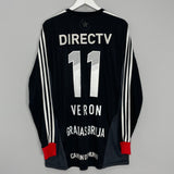 2012/13 ESTUDIANTES VERON #11 L/S AWAY SHIRT (XL) ADIDAS