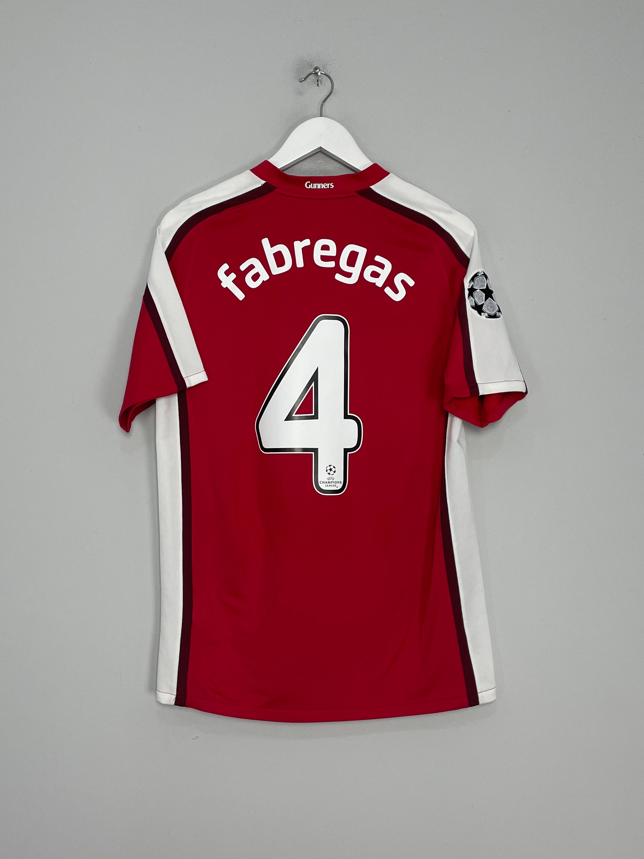 2008/10 ARSENAL FABREGAS #4 C/L HOME SHIRT (S) NIKE