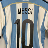 2013/15 ARGENTINA MESSI #10 HOME SHIRT (M) ADIDAS