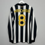 2010/11 JUVENTUS MARCHISIO #8 L/S HOME SHIRT (XL) NIKE