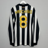 2010/11 JUVENTUS MARCHISIO #8 L/S HOME SHIRT (XL) NIKE