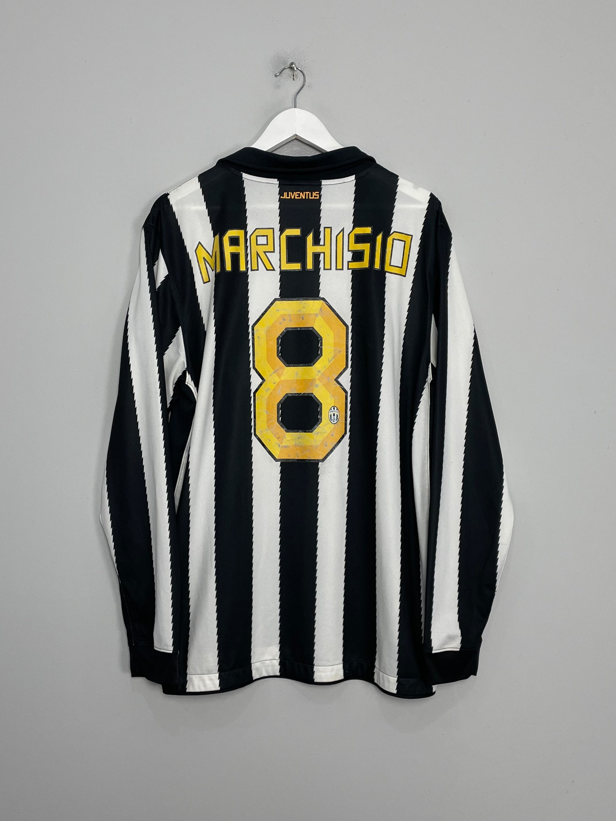 2010/11 JUVENTUS MARCHISIO #8 L/S HOME SHIRT (XL) NIKE