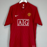 2007/08 MANCHESTER UNITED RONALDO #7 HOME SHIRT (XL) NIKE