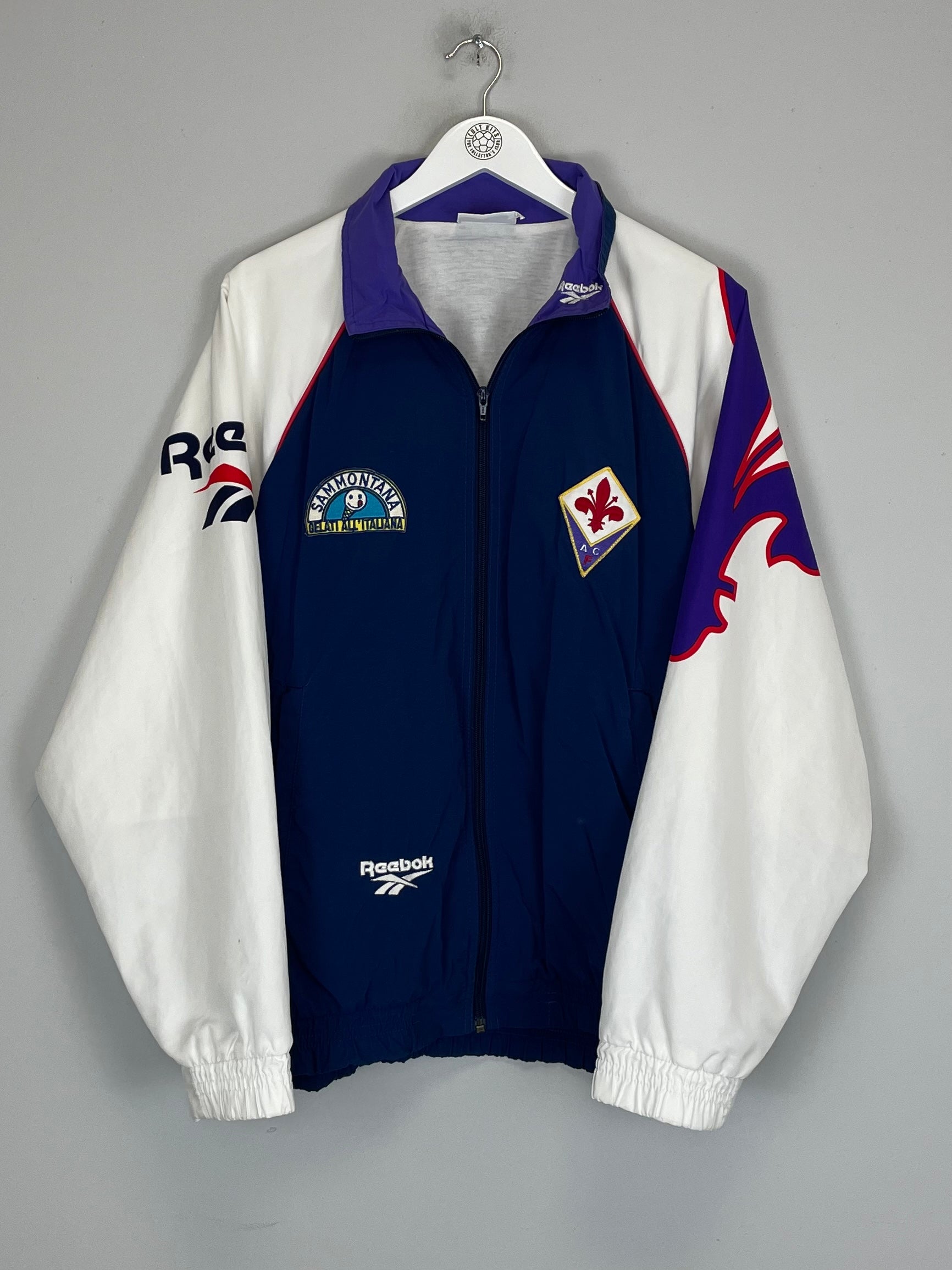 1995/96 FIORENTINA TRACK JACKET (XL) REEBOK