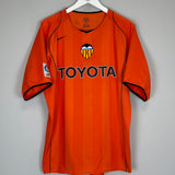 2004/05 VALENCIA AIMAR #21 AWAY SHIRT (L) NIKE