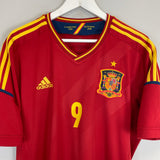 2011/12 SPAIN TORRES #9 HOME SHIRT (XL) ADIDAS