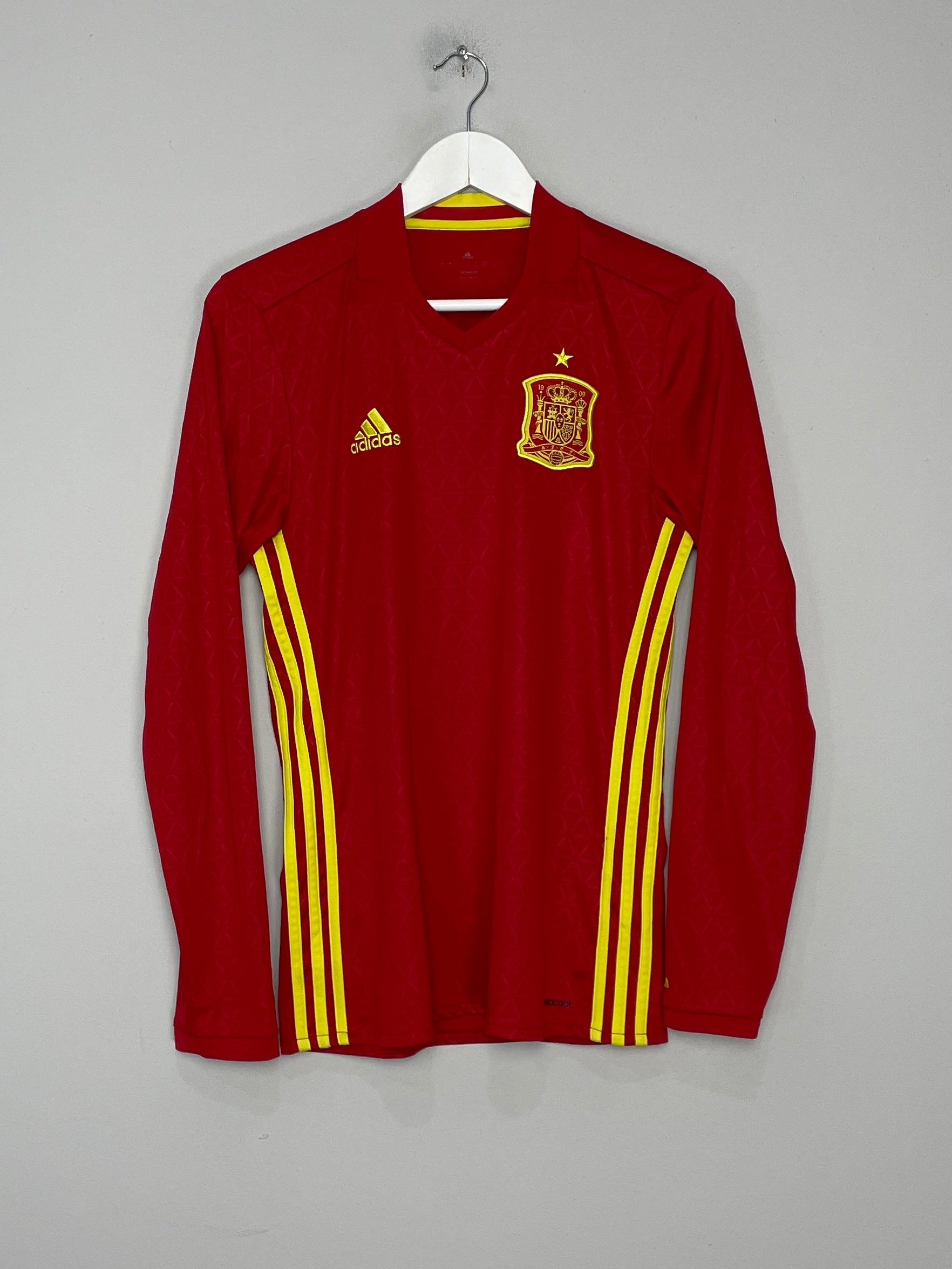 2016/17 SPAIN L/S HOME SHIRT (S) ADIDAS