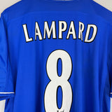 2003/05 CHELSEA LAMPARD #8 HOME SHIRT (XL) UMBRO