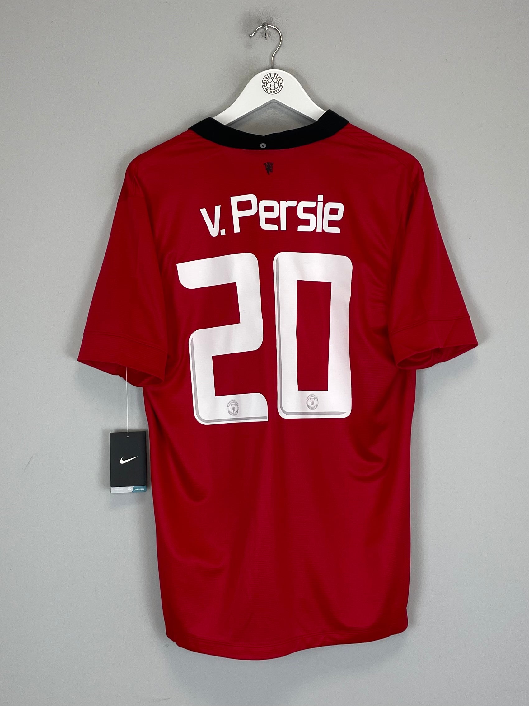 2013/14 MANCHESTER UNITED V.PERSIE #20 *BNWT* HOME SHIRT (L) NIKE