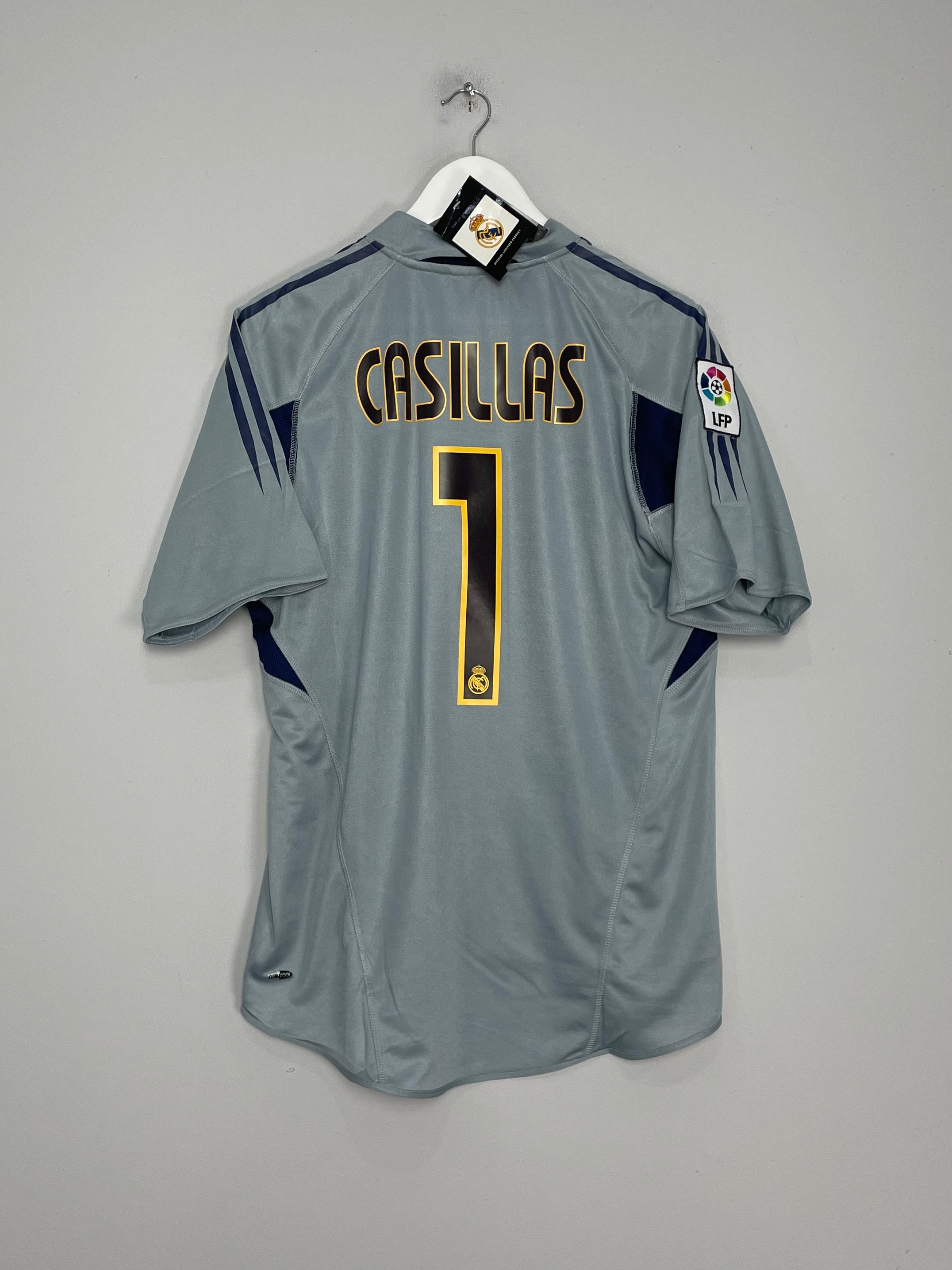 2004/05 REAL MADRID CASILLAS #1 *BNWT* GK SHIRT (M) ADIDAS