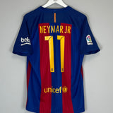 2016/17 BARCELONA NEYMAR JR #11 HOME SHIRT (M) NIKE