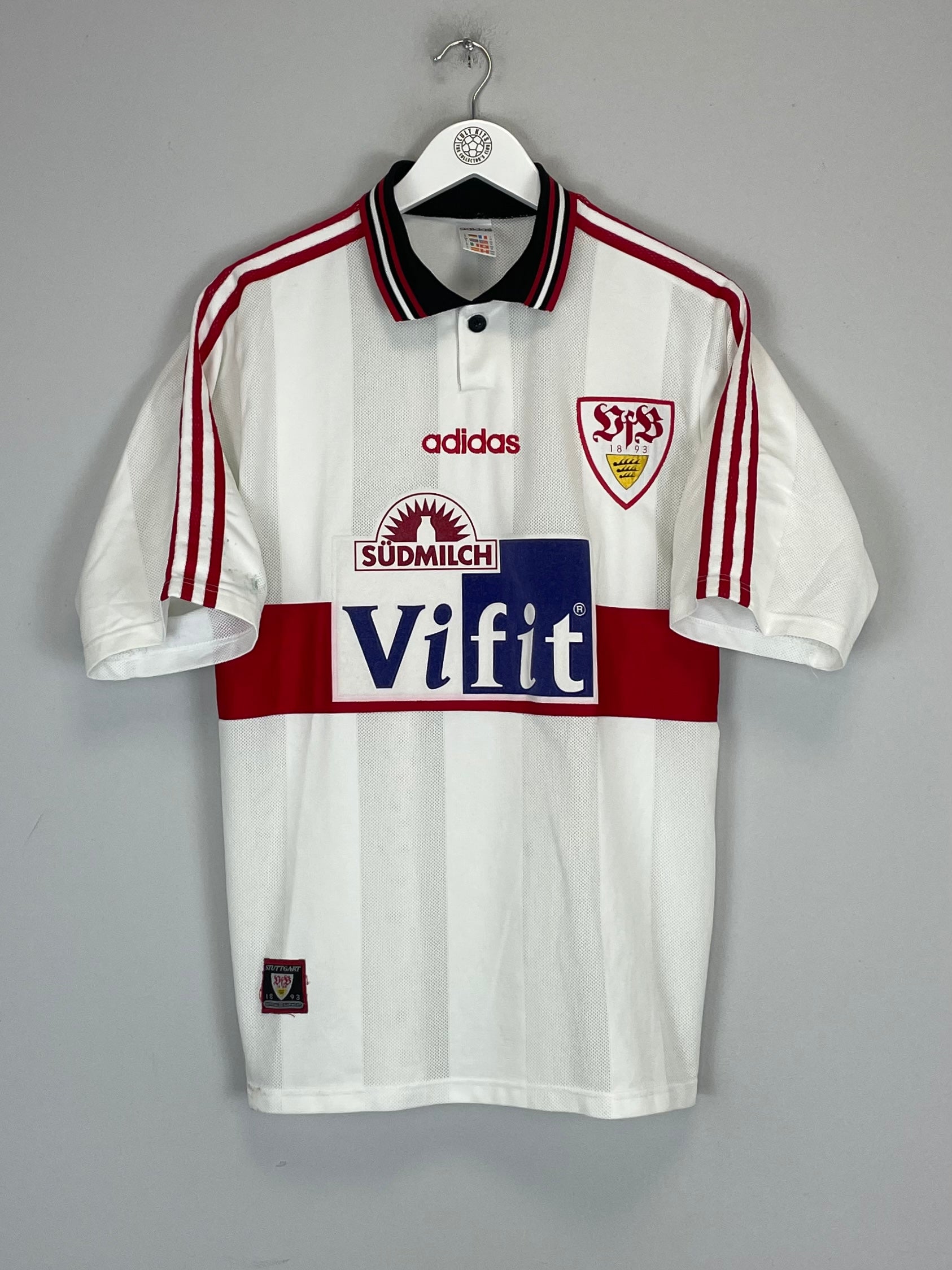 1996/97 STUTTGART HOME SHIRT (M) ADIDAS