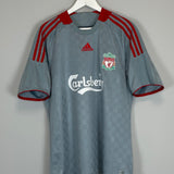 2008/09 LIVERPOOL TORRES #9 AWAY SHIRT (M) ADIDAS