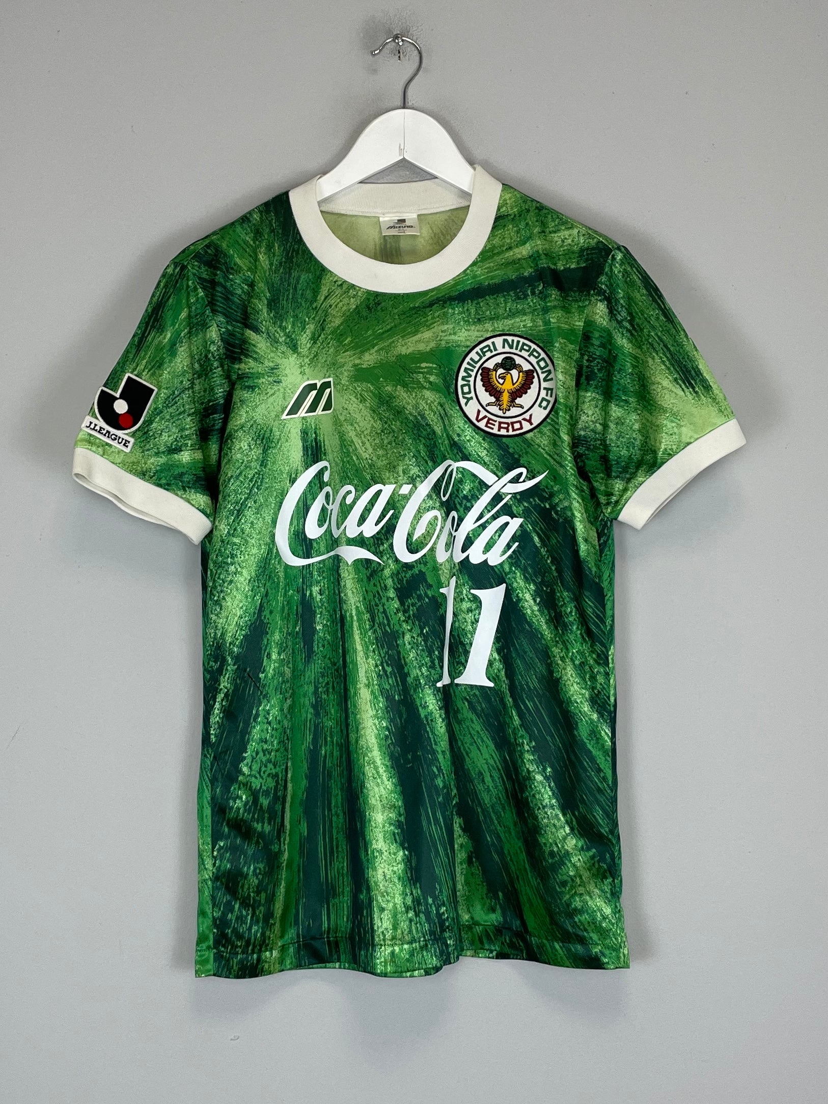 1993/94 TOKYO VERDY #11 HOME SHIRT (M) MIZUNO