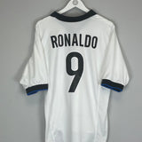 1998/99 INTER MILAN RONALDO #9 AWAY SHIRT (L) NIKE