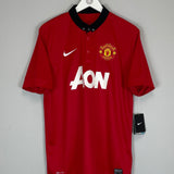 2013/14 MANCHESTER UNITED V.PERSIE #20 *BNWT* HOME SHIRT (L) NIKE