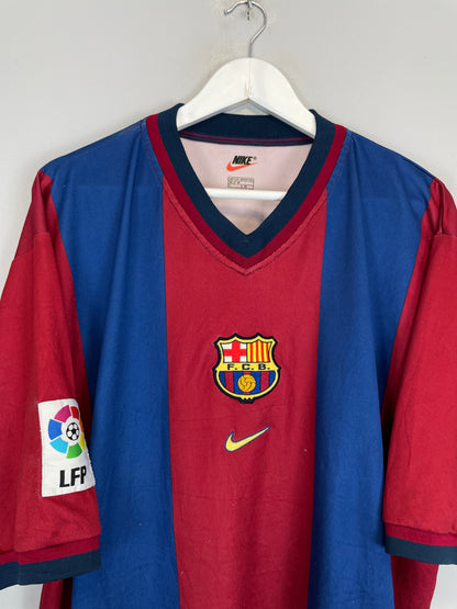 1998/99 BARCELONA LITMANEN #10 HOME SHIRT (XXL) NIKE