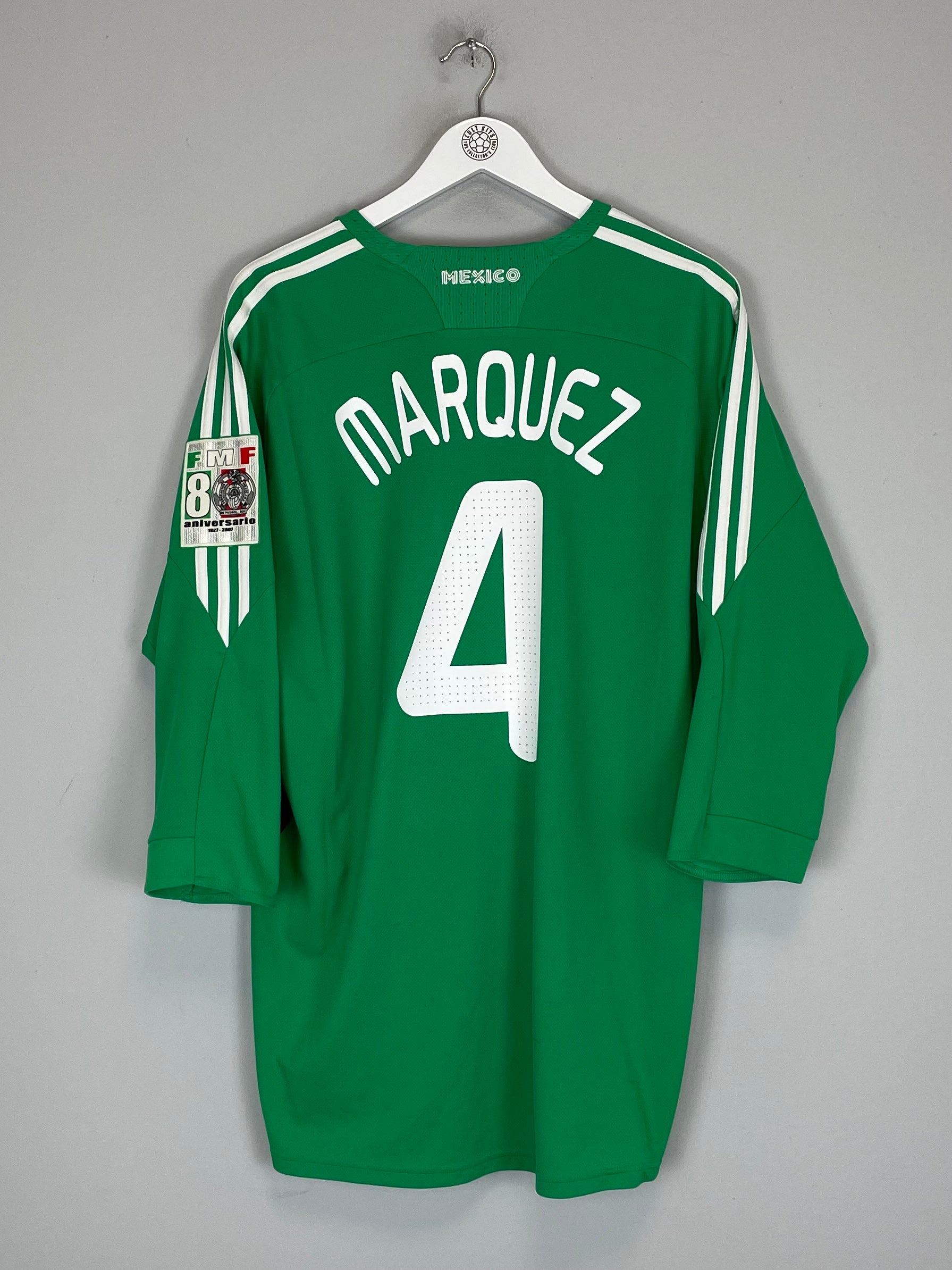 2008/10 MEXICO R.MARQUEZ #4 HOME SHIRT (XL) ADIDAS