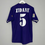 2002/03 REAL MADRID ZIDANE #5 *CENTENARY* THIRD SHIRT (L) ADIDAS