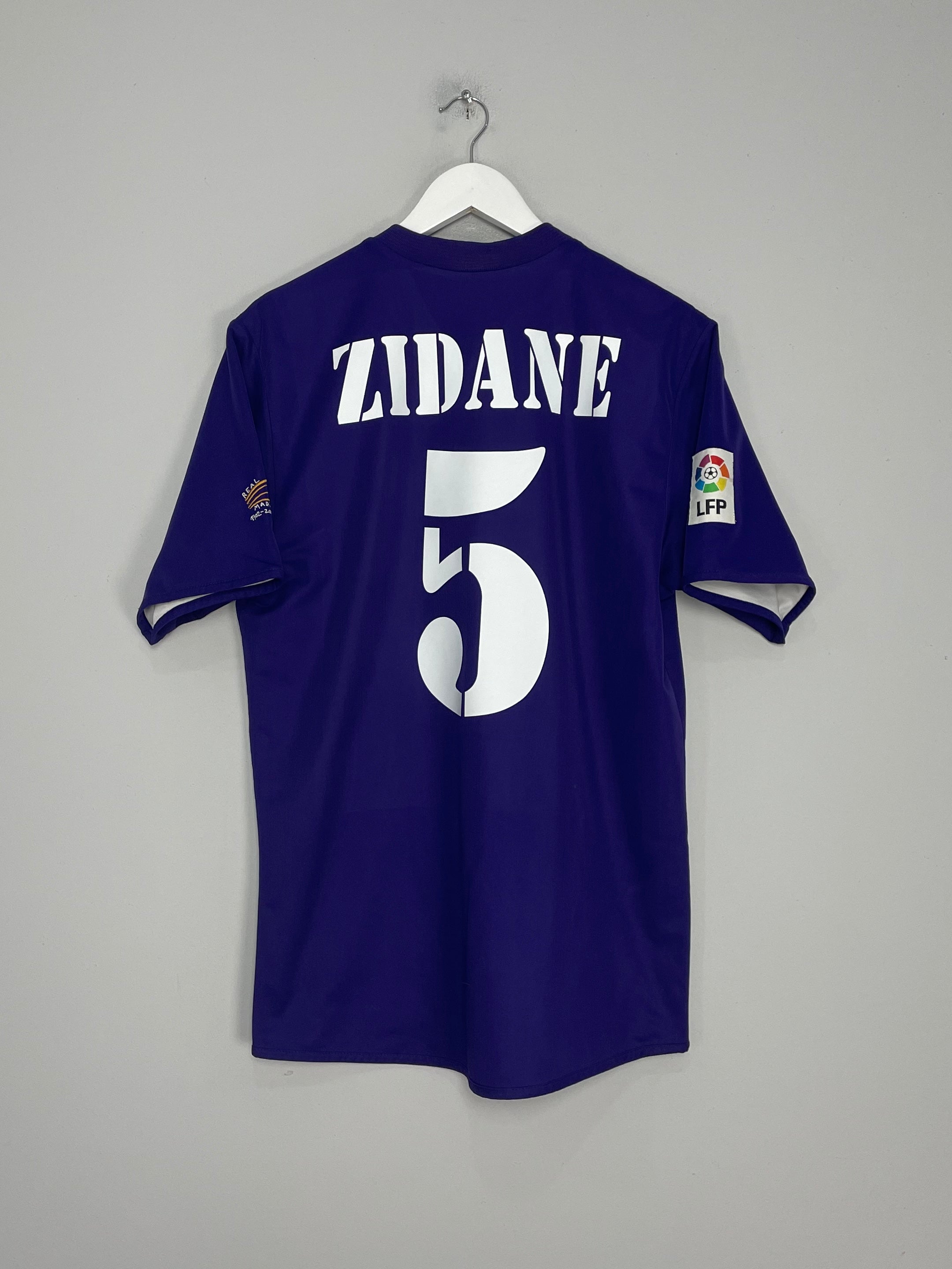 2002/03 REAL MADRID ZIDANE #5 *CENTENARY* THIRD SHIRT (L) ADIDAS