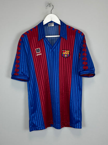 1989/92 BARCELONA HOME SHIRT (S) MEYBA