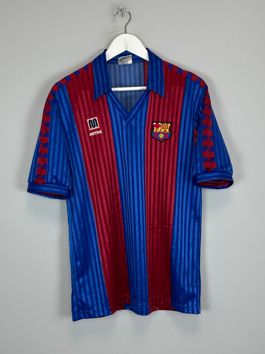 1989/92 BARCELONA HOME SHIRT (S) MEYBA